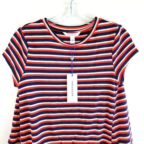 POPSUGAR patriotic babydoll swing top - Picture 2 of 7